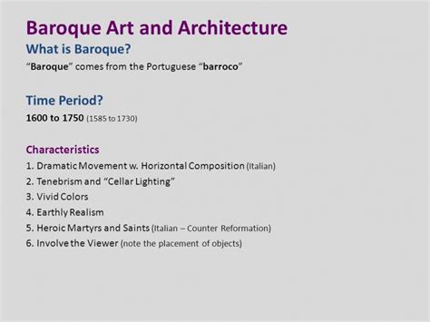 What Characteristic Is Not Typical of Italian Baroque Art? A Detailed Analysis